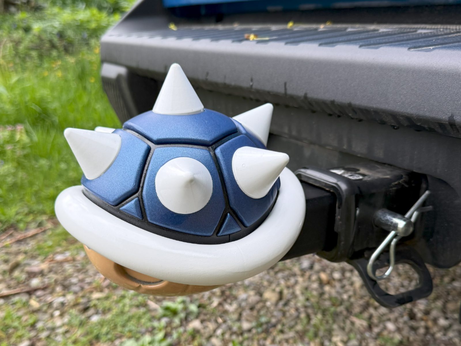 Koopa Shell Trailer Hitch Cover from Mario Kart — vue 1
