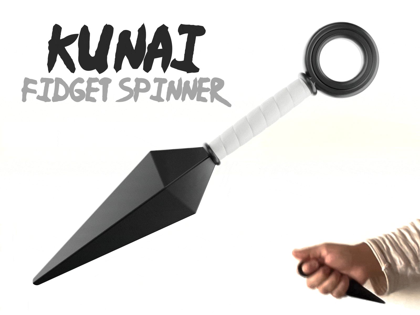 Kunai Fidget Spinner — vue 1