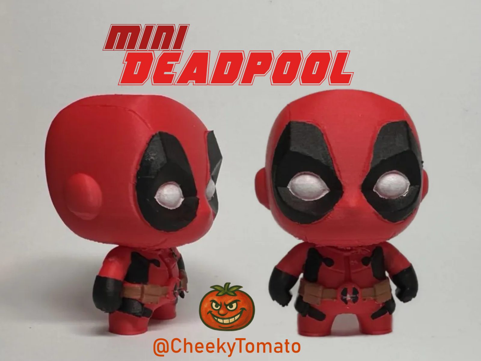 Lil Deadpool Figurine – Marvel DeskBuddy — vue 1