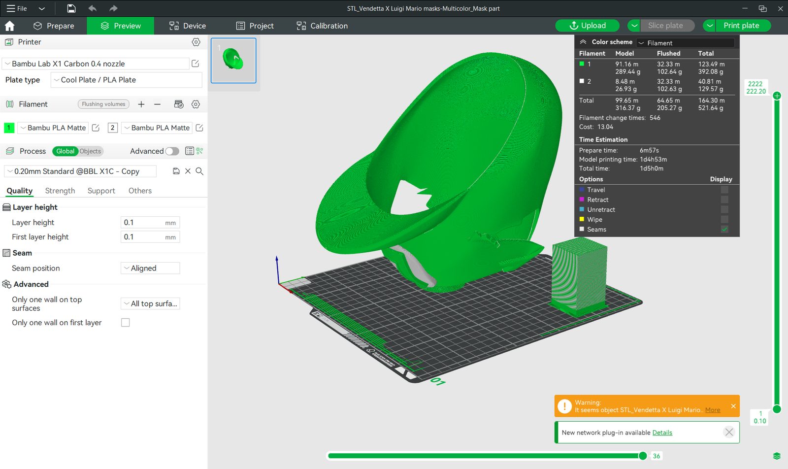 Luigi Vendetta Mask–( Personal Use Recommended) — vue 4