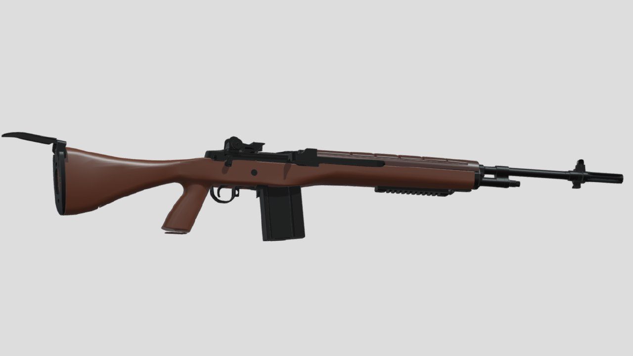 M14e2 Gun — vue 1