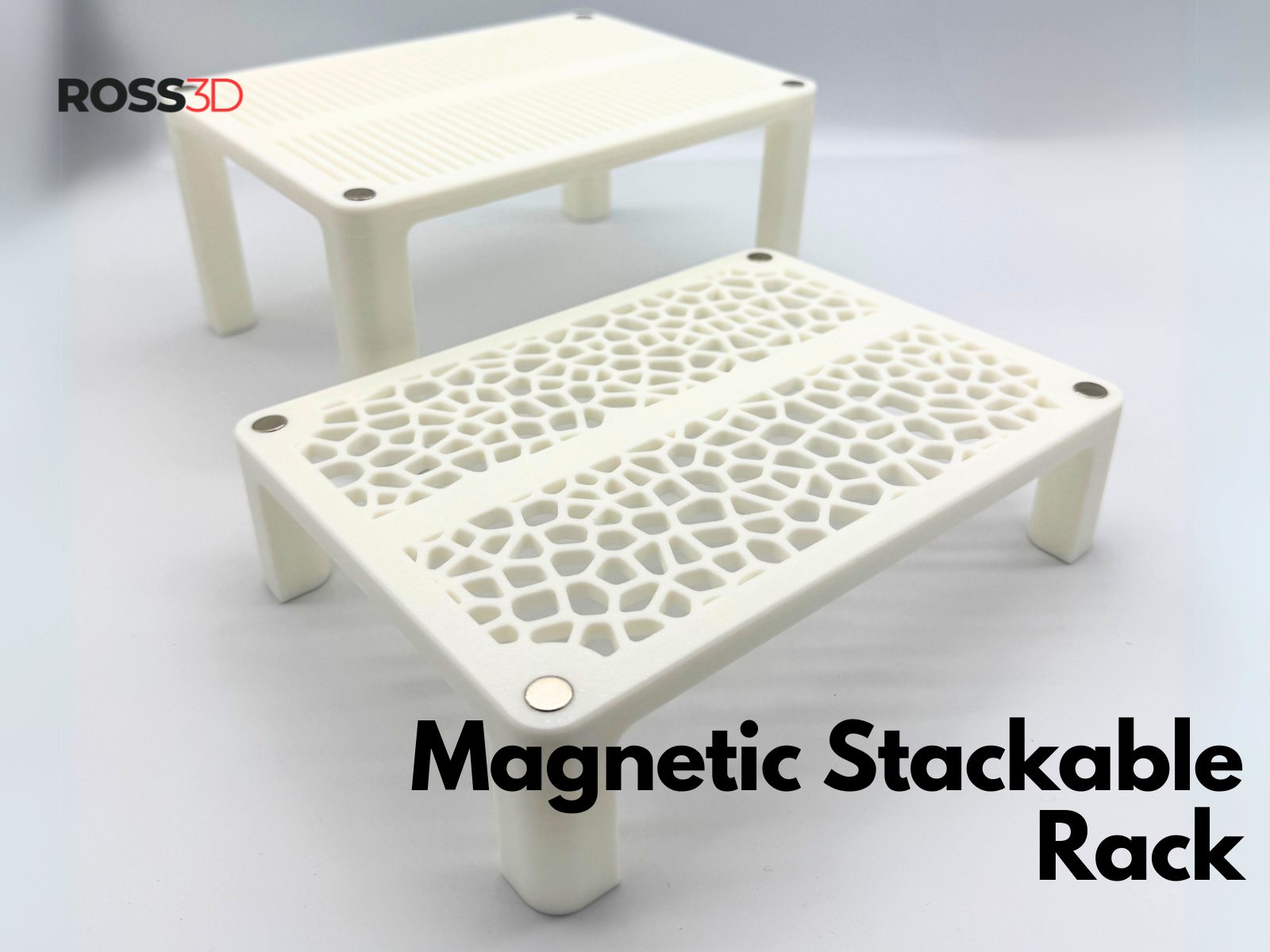 Magnetic Stackable Rack - 3 Styles, 3 Heights — vue 1
