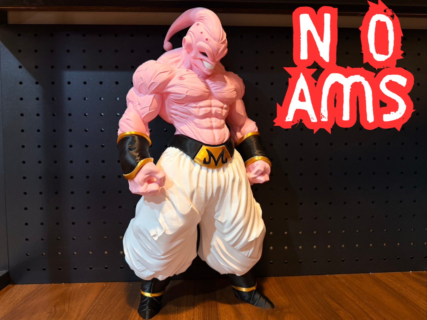 Majin Buu Realistic Multi-Color Parted Statue — vue 1