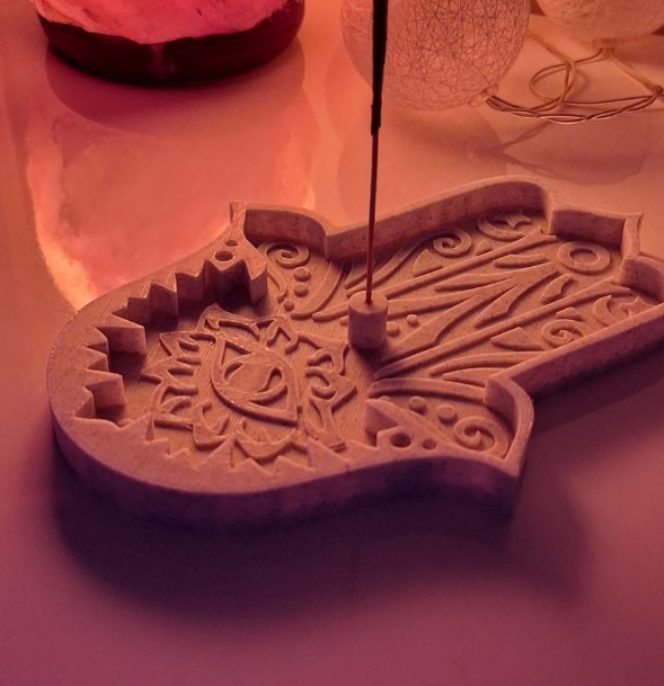 Mão Fatima incense holder burner — vue 1