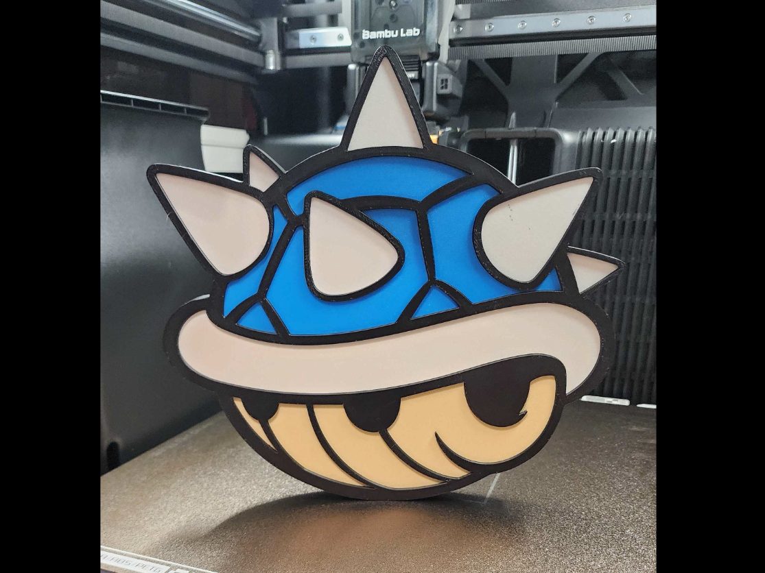 Mario Blue Shell Wall Decor — vue 1