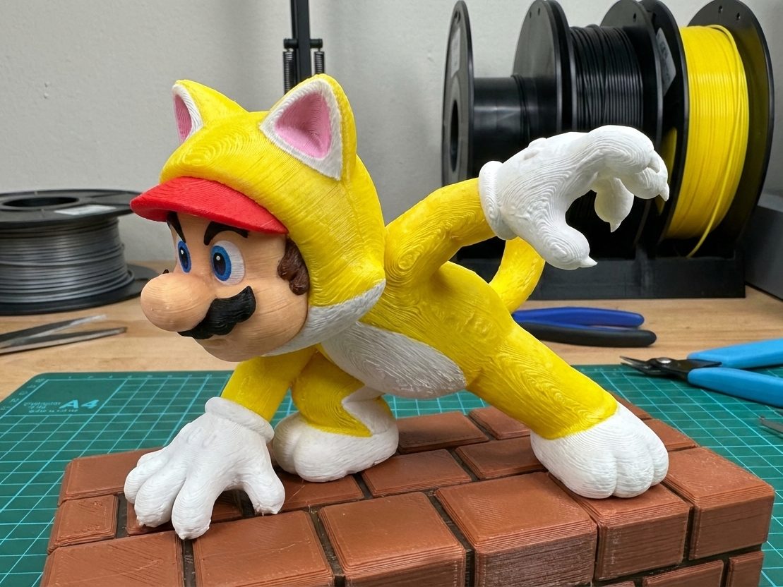 Mario Bros gato traje de gato felino outfit — vue 1