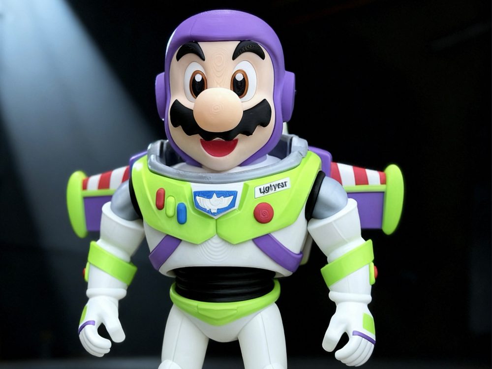 Mario Buzz Lightear Fan Art — vue 1