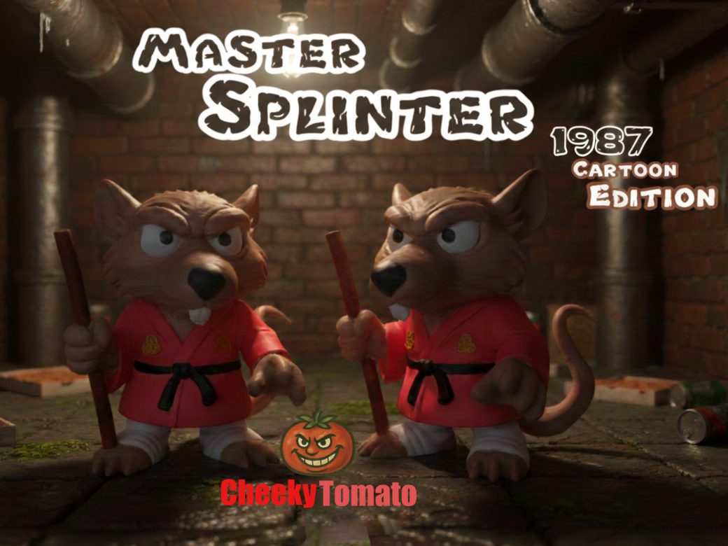 Master Splinter – TMNT 1987 DeskBuddy Figurine — vue 1