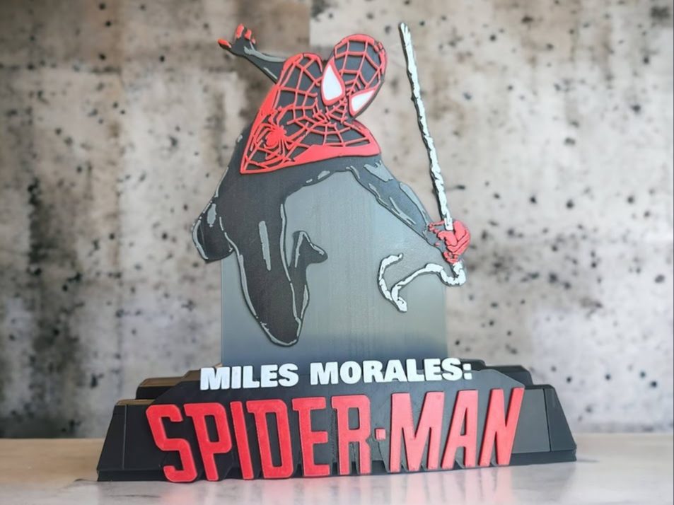Miles Morales Spiderman Comic Book Kickstand — vue 1