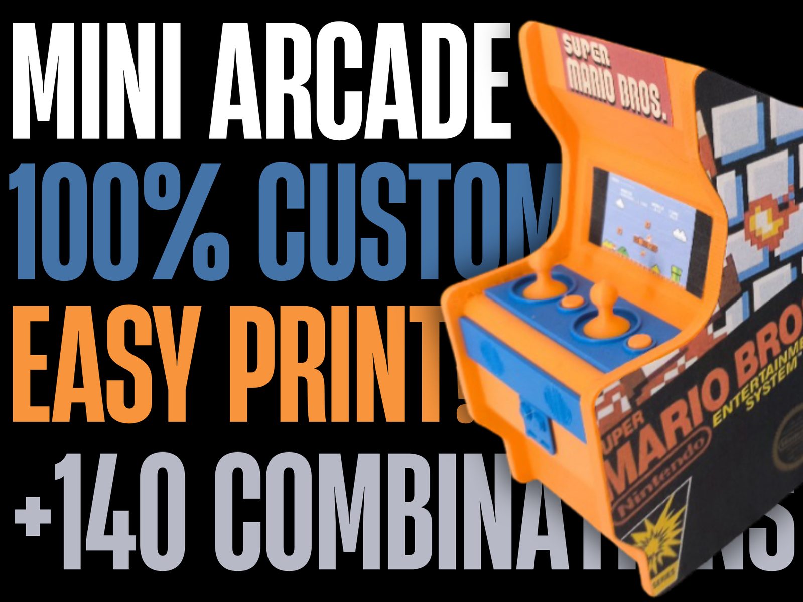 MINI ARCADE 100% CUSTOMIZABLE — vue 1
