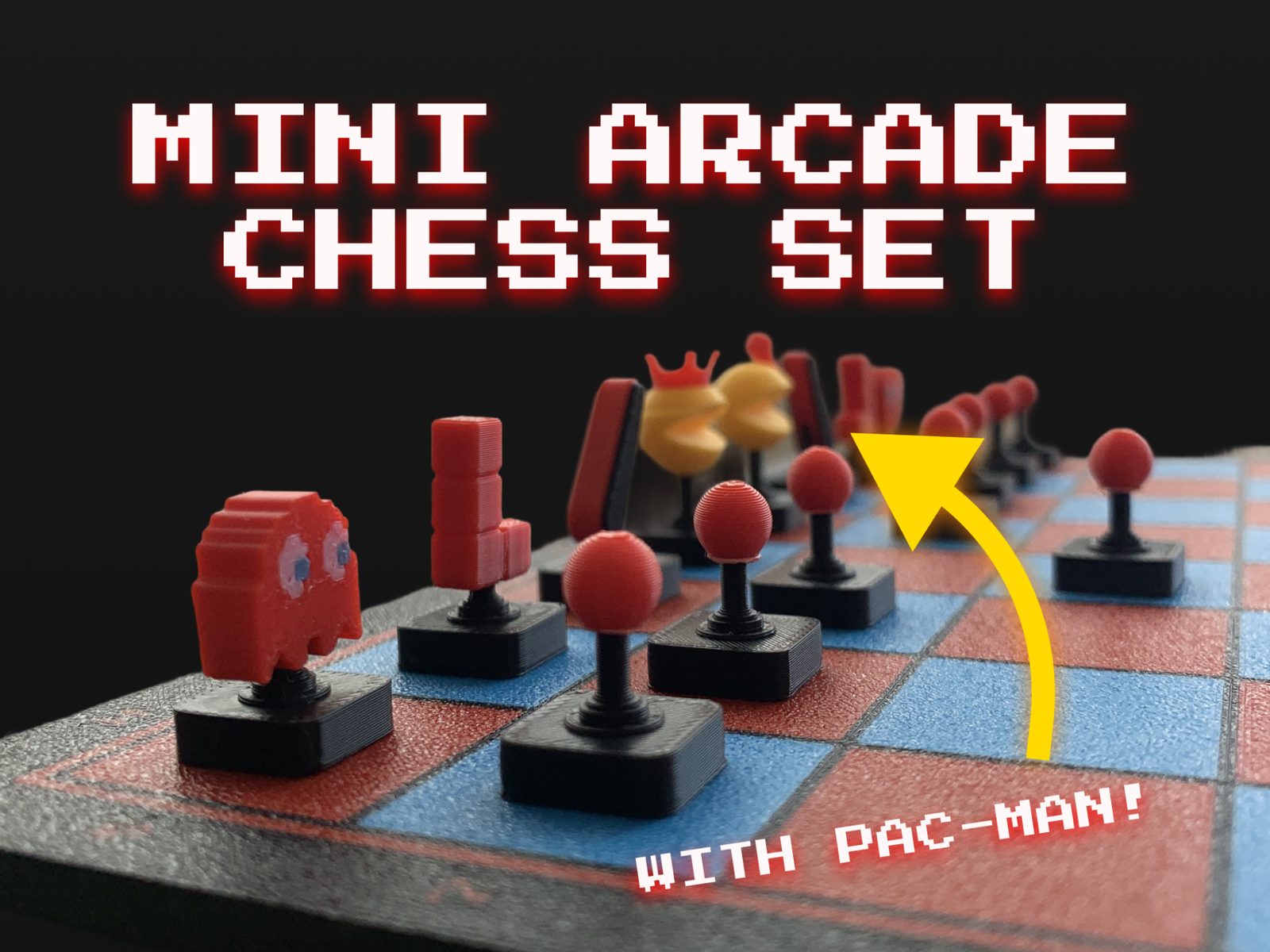 Mini Arcade Chess Set — vue 1