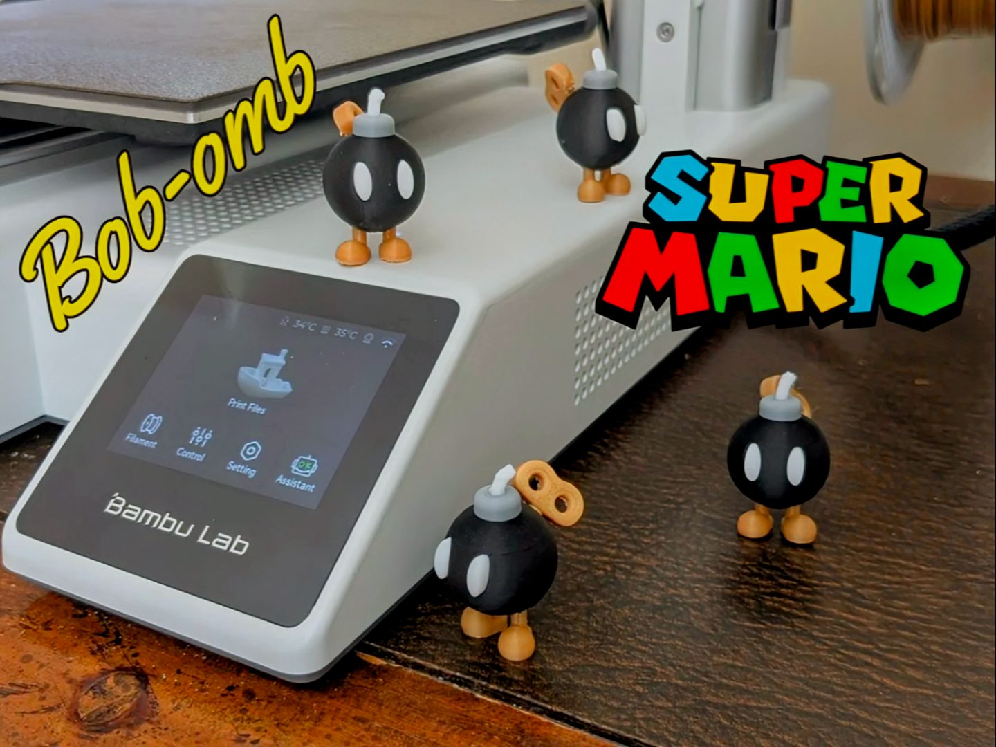Mini Bob-omb / Super Mario — vue 1