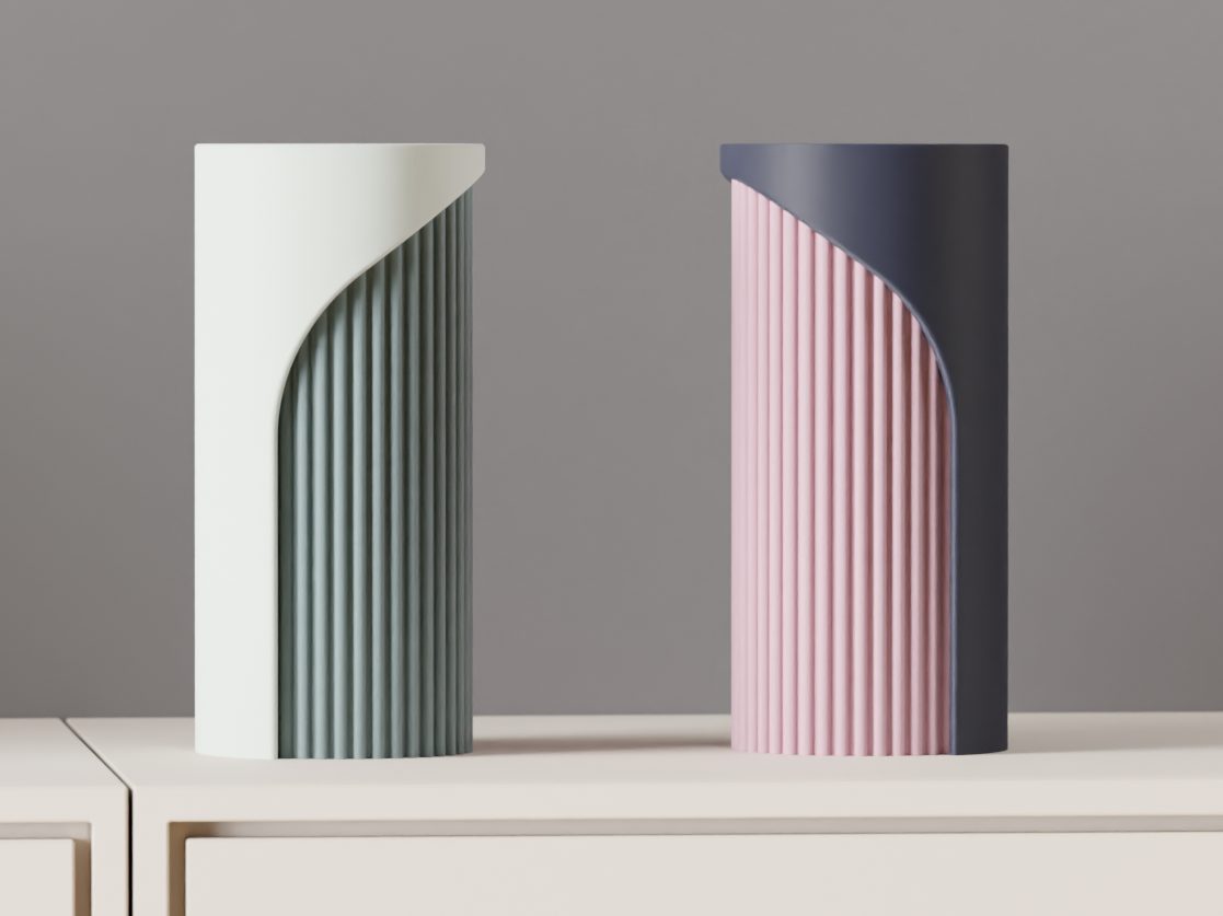 Modern Two Part Vase with interlocking design — vue 1
