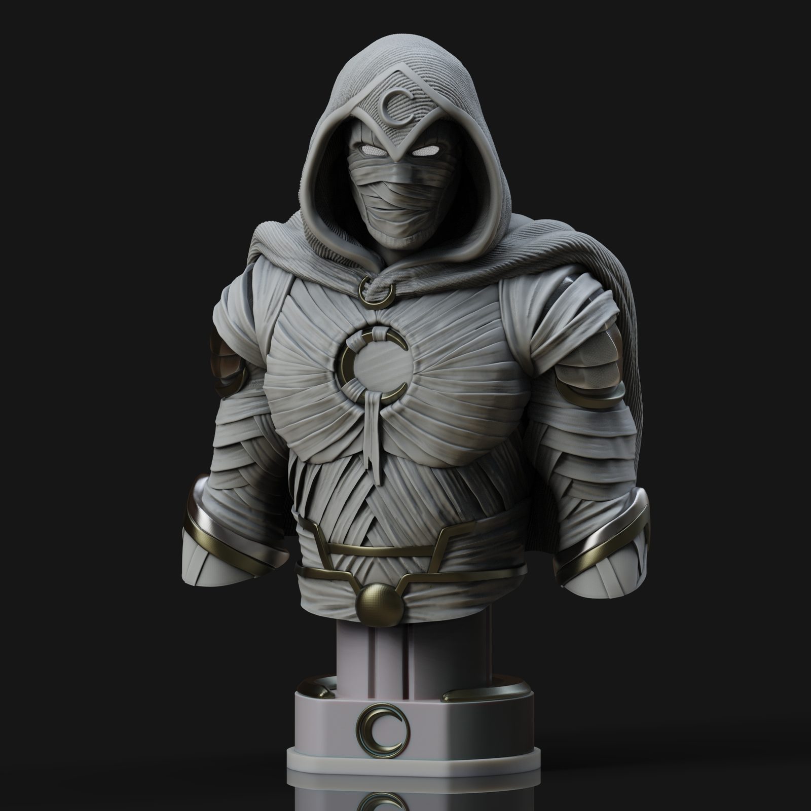 Moon Knight Bust — vue 1