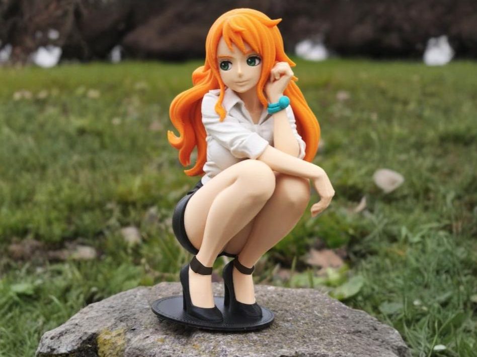 Nami crouched one color or Ams — vue 1