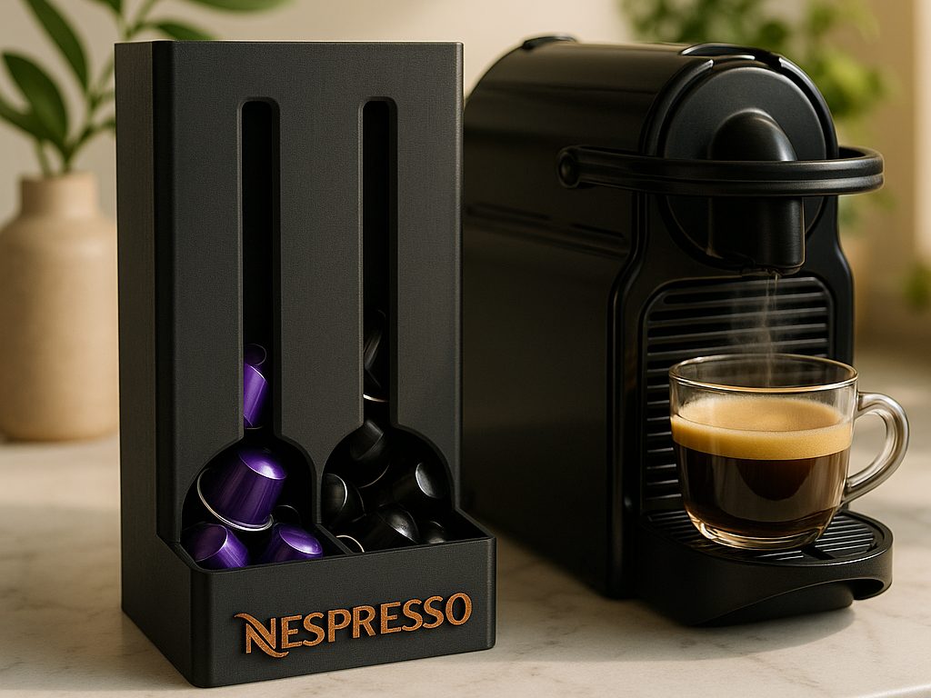 Nespresso Capsule Holder with 2 Compartments — vue 1