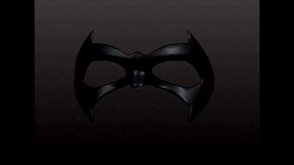 Nightwing_Rebirth Inspired Mask — vue 1