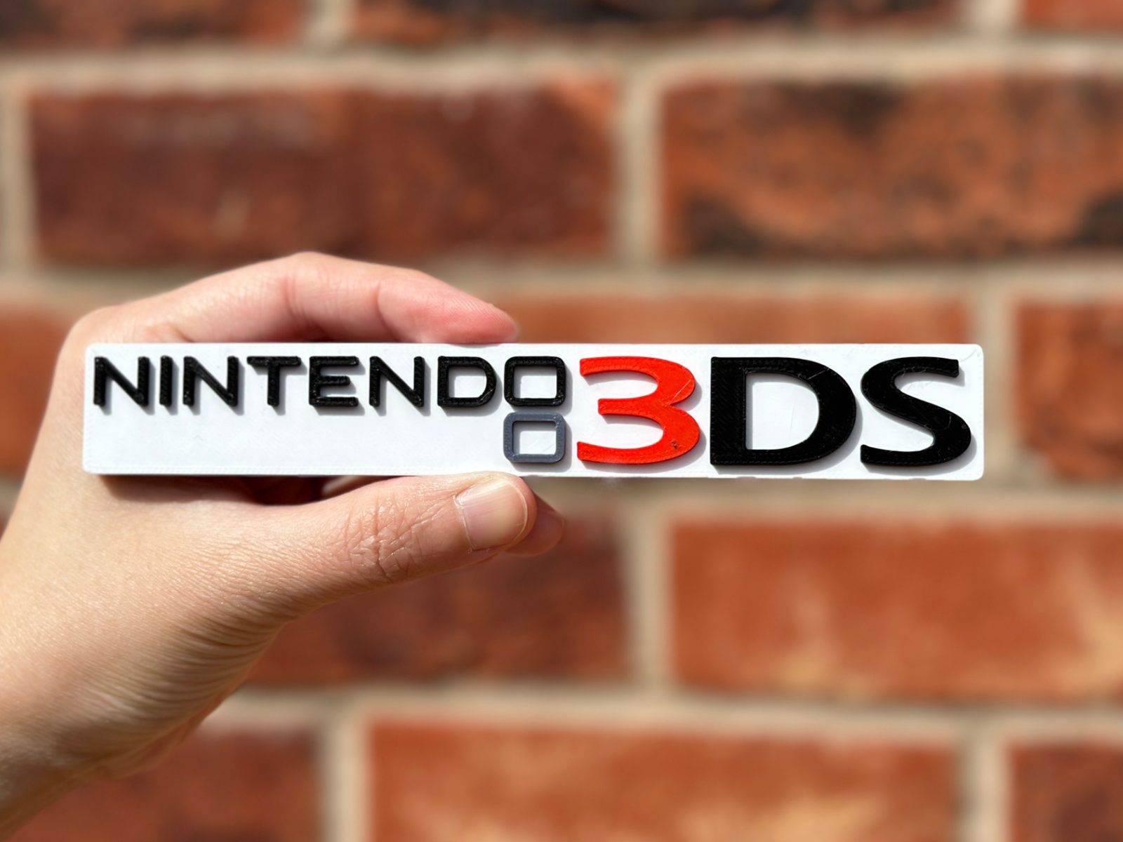 Nintendo DS 3D Logo — vue 1