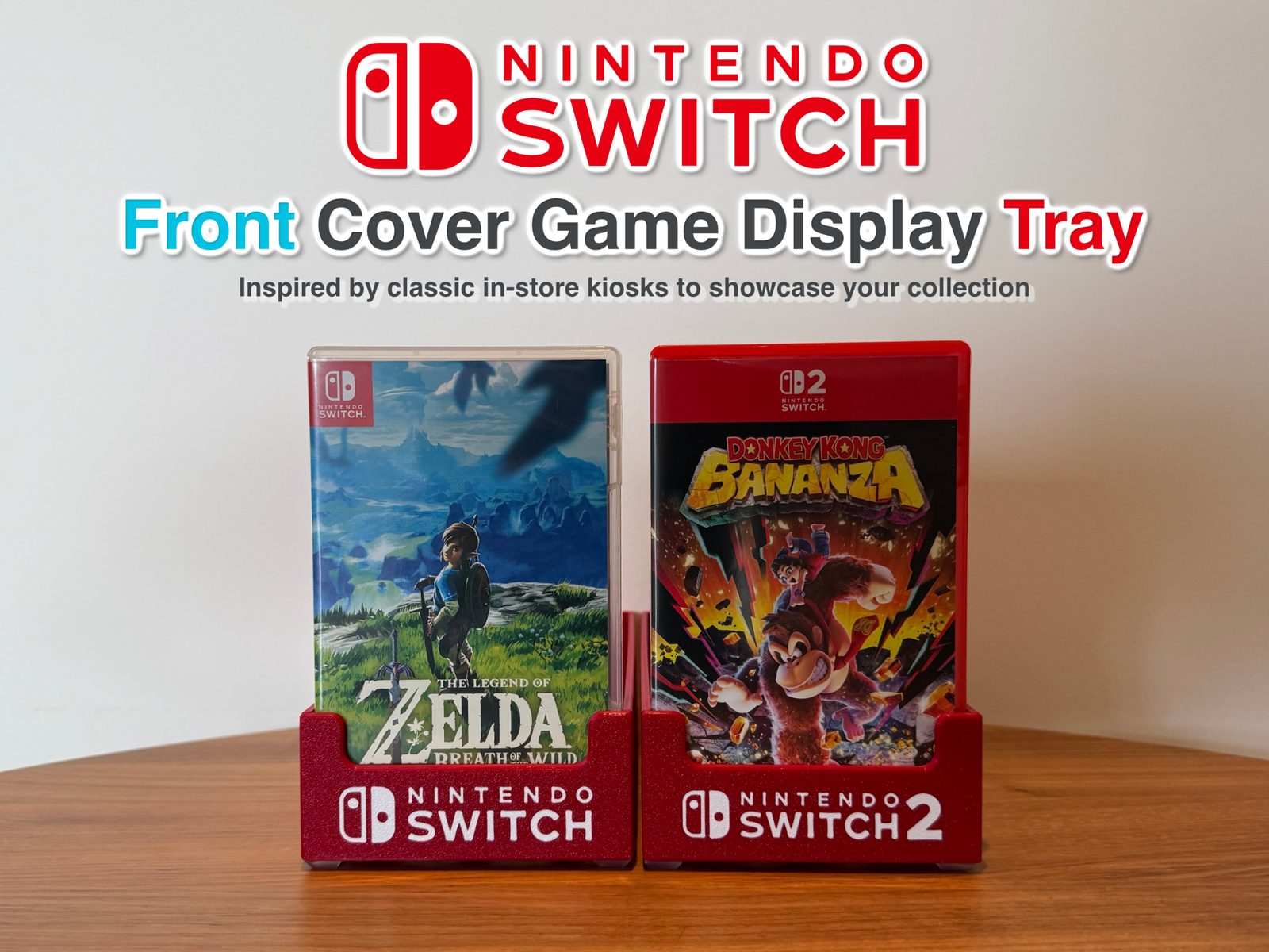 Nintendo Switch Game Display Tray — vue 1