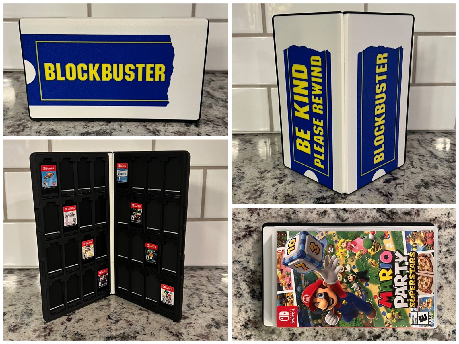 Nintendo Switch Slim 32 Game Case Blockbuster — vue 1