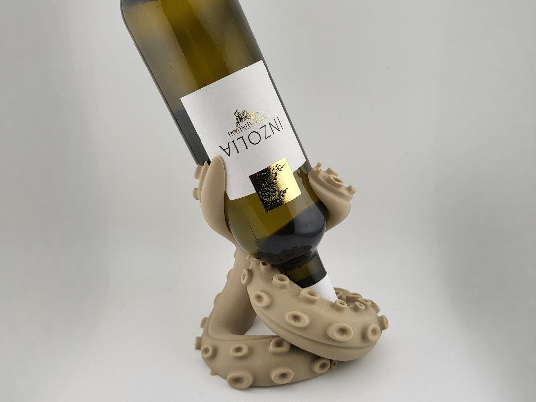 Octopus Tentacle kraken Wine Bottle Holder Stand — vue 1