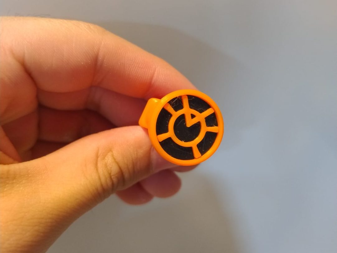 Orange Lantern Ring — vue 1
