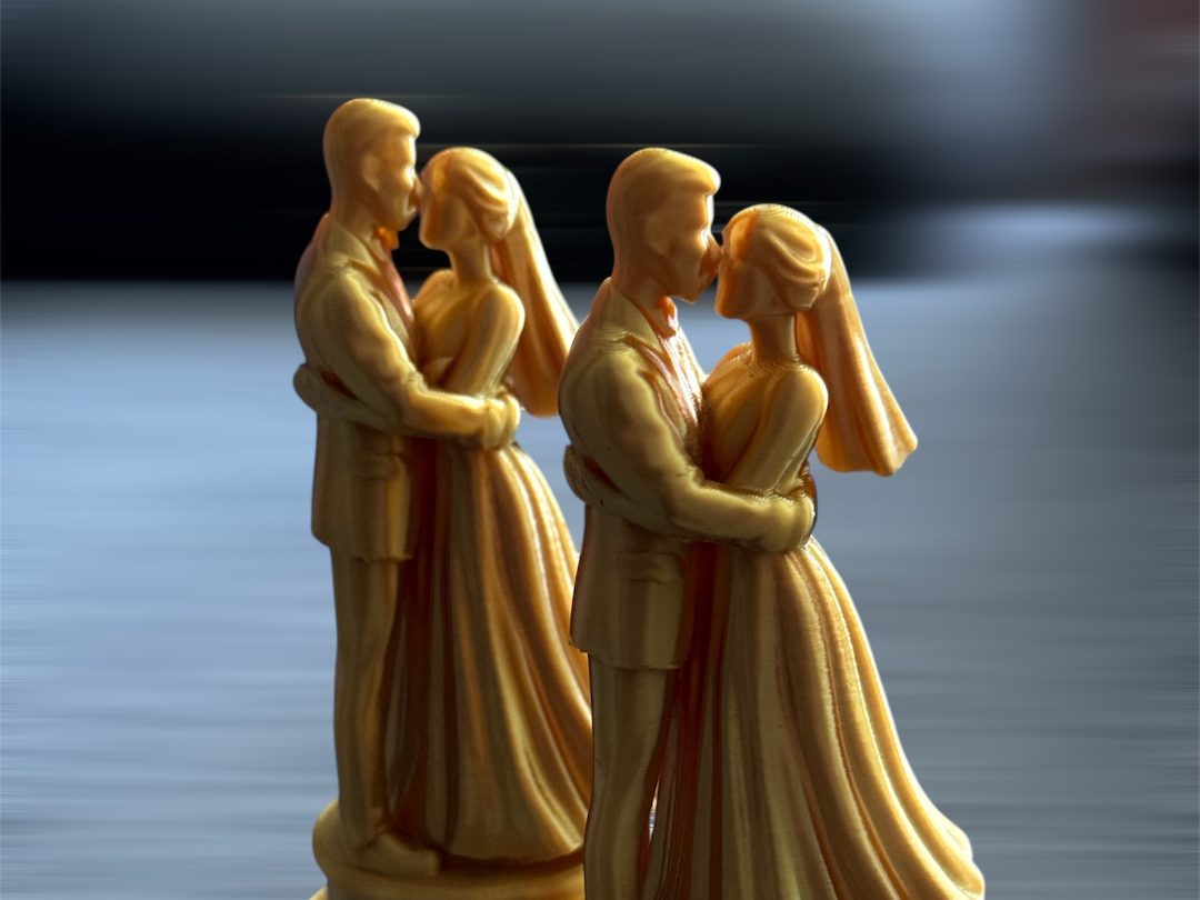 Oscar INSPIRED wedding couple — vue 1