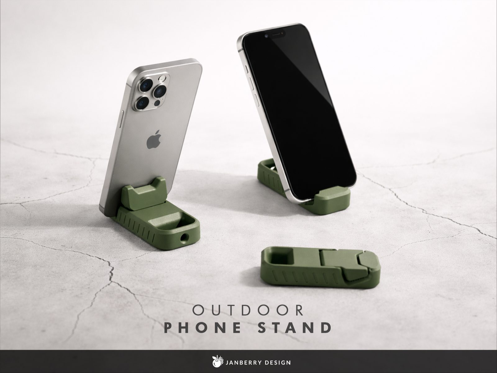 Outdoor Phone Stand - Compact and Durable — vue 1