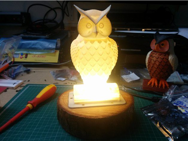 Owl LED Lamp — vue 34