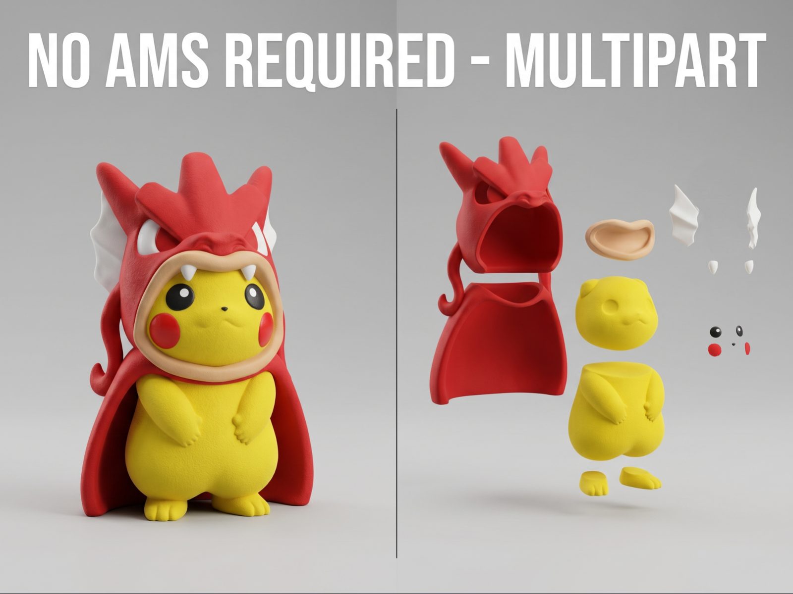 Pikachu Gyarados Shiny Poncho | Multipart | — vue 1