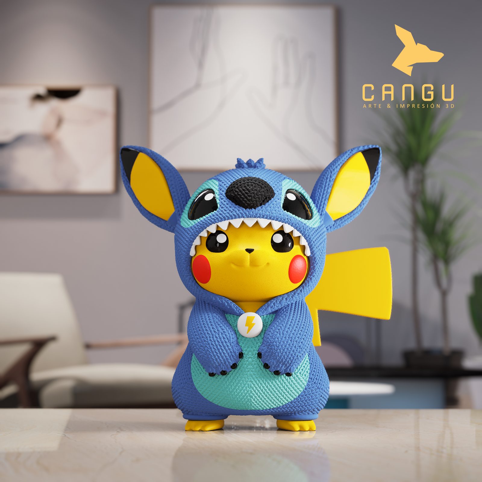 PIkachu Stich — vue 1