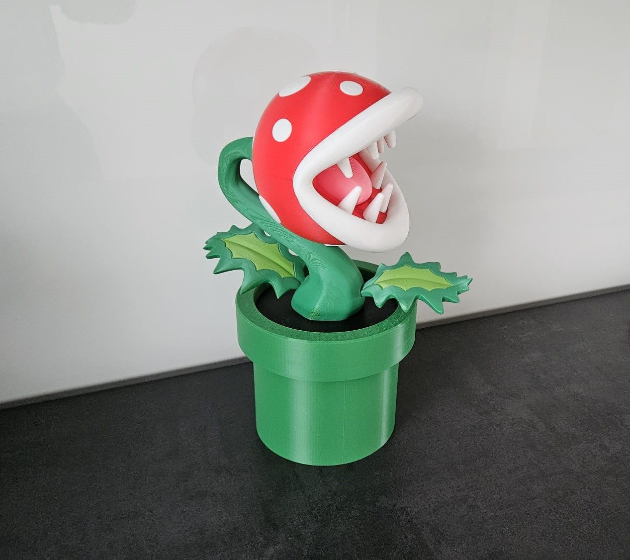 Piranha plant: Tube pot + AMS — vue 1