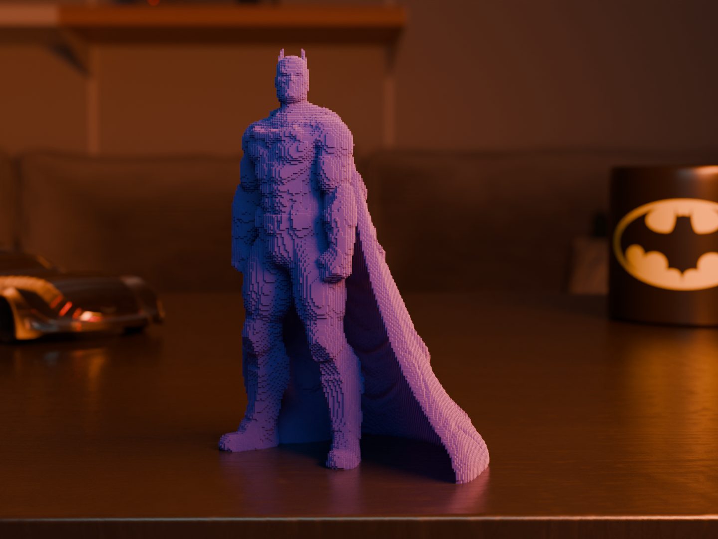 Pixel Style 8bit Batman DC Universe — vue 1