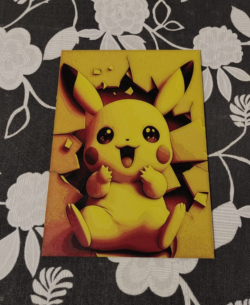 Pokemon Pikachu Happy Hueforge — vue 1