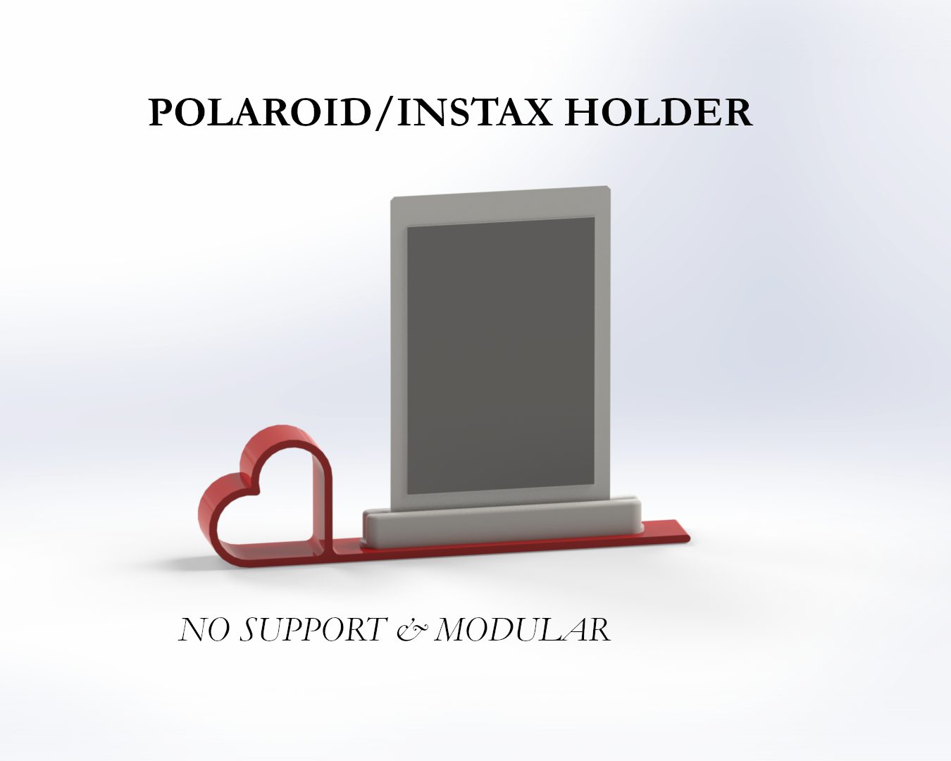 Polaroid/Instax photo holder HEARTH — vue 1