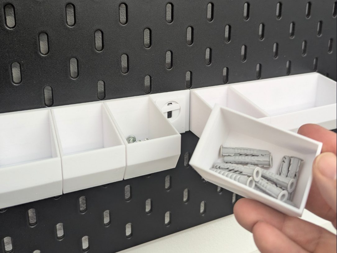 Portable Ikea Skadis Tray — vue 1
