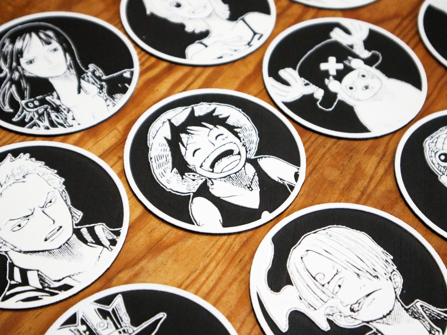 Posavasos de One Piece | 10 unidades | Fan Art — vue 1