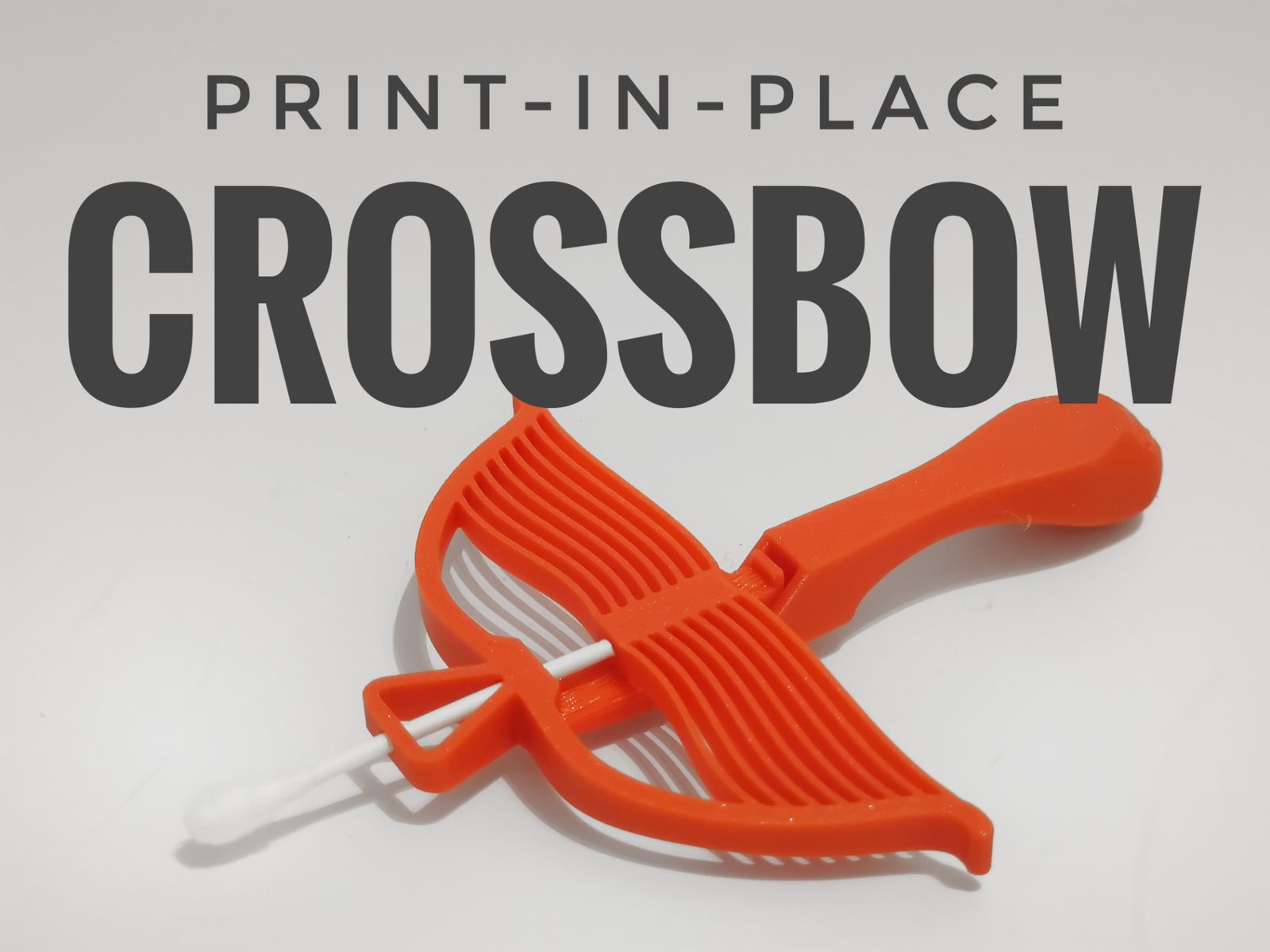 Print-in-Place Crossbow – One-Handed Mini Shooter — vue 1
