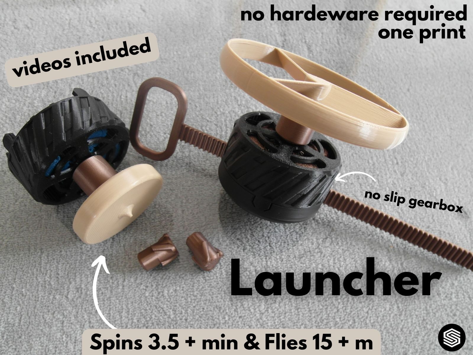 Propeller & Spin-Top Launcher - High Performance — vue 1