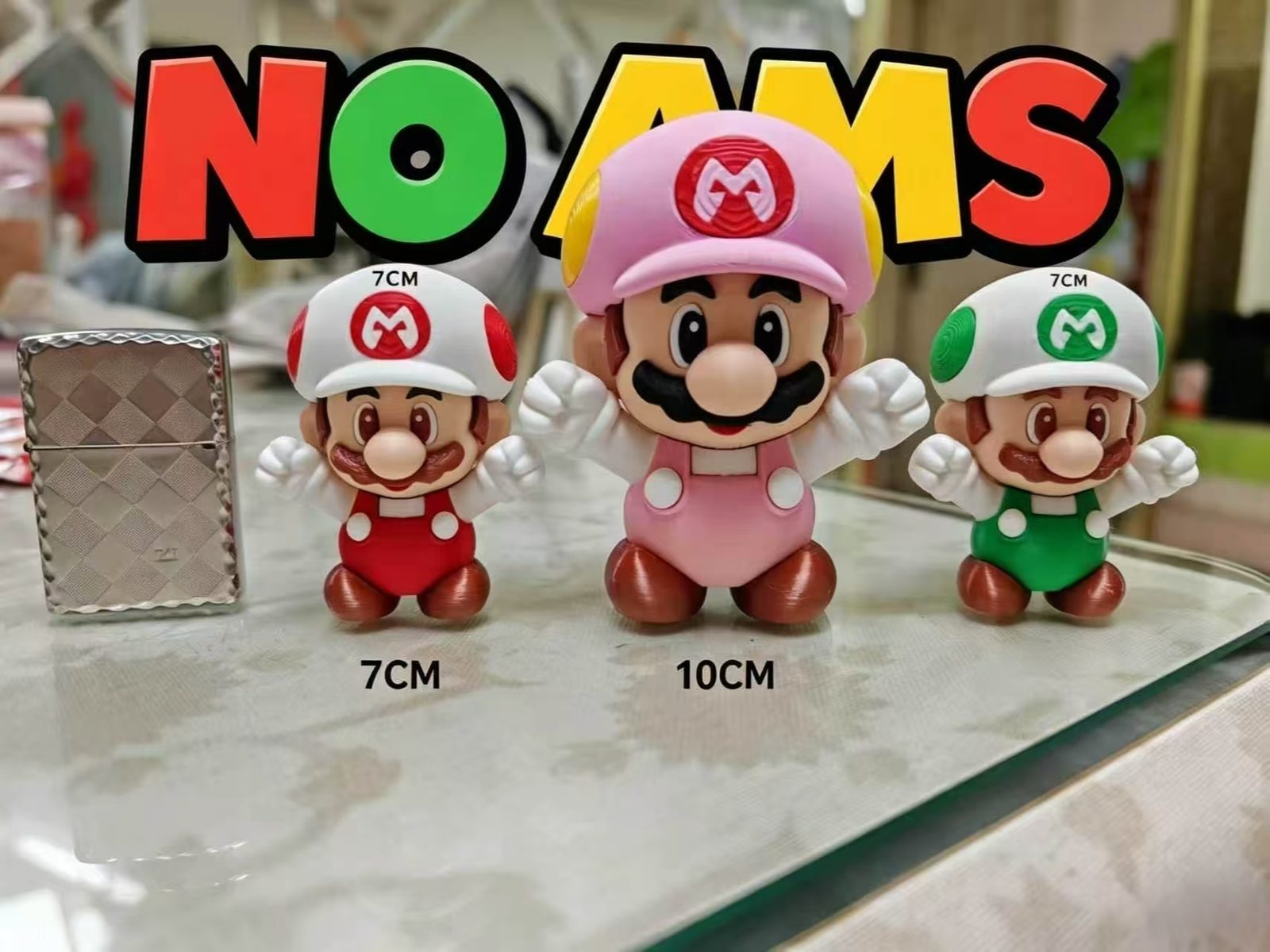 超Q可爱 mini马里奥钥匙扣 蘑菇仔 Mario keychain（分件快速打印 无需AMS） — vue 1