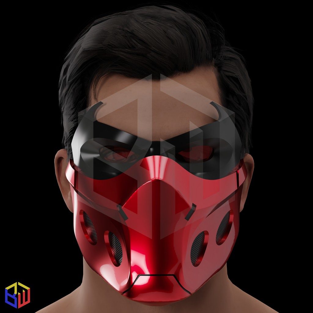 Red Hood Outlaw V2 Mask — vue 1