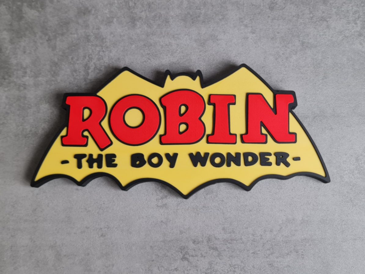 Robin The Boy Wonder Logo / Sign — vue 1