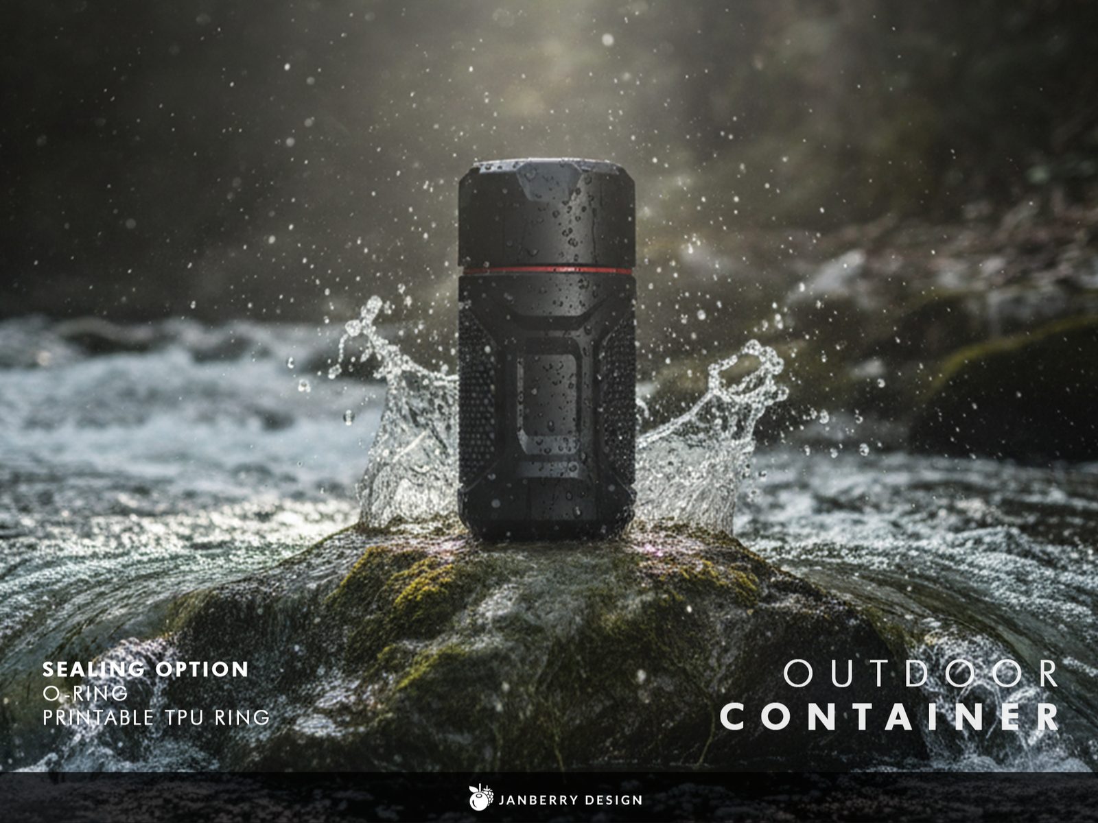 Robust Outdoor Container - Medium Size — vue 1
