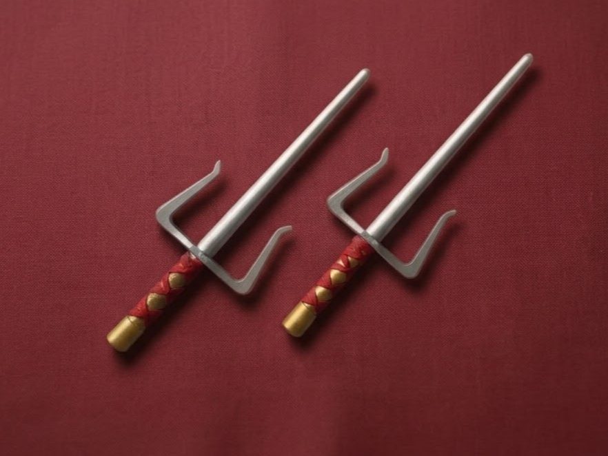 Sai Weapon from TMNT (2012) Ninja Turtles — vue 1