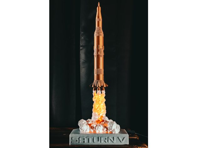 Saturn V Animated Display Lamp — vue 2