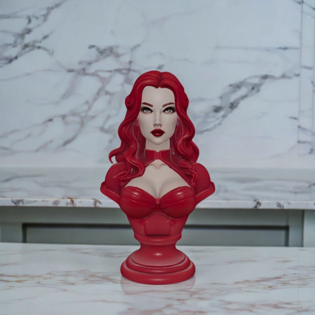 Scarlet Witch Statue — vue 1