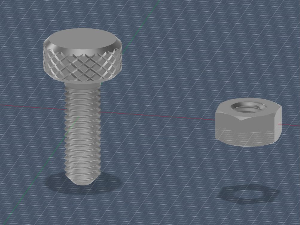 Screw & Bolt M6 special — vue 1