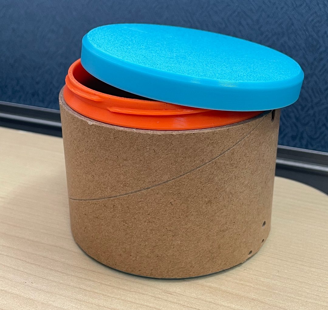 Screw-Top Container/jar || for Bambu spool — vue 1