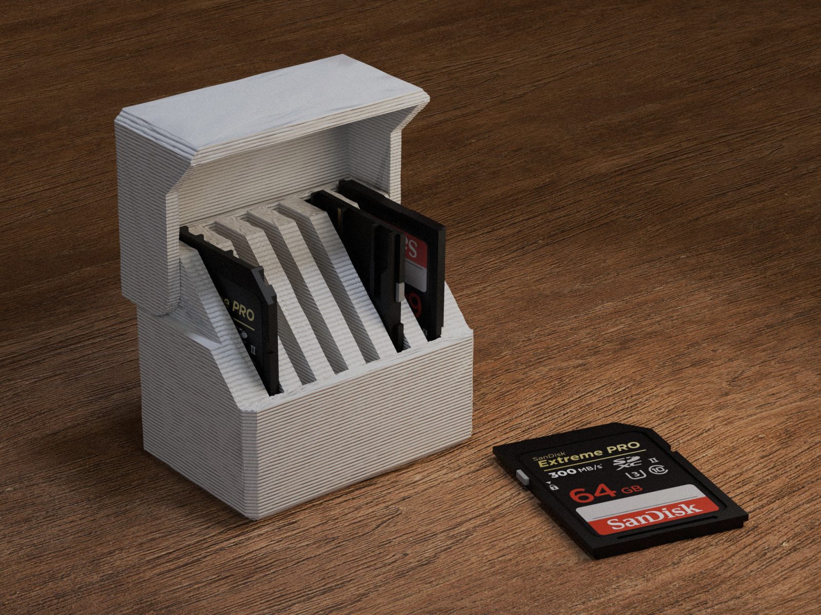 SD Card Holder (6 Slots) — vue 1