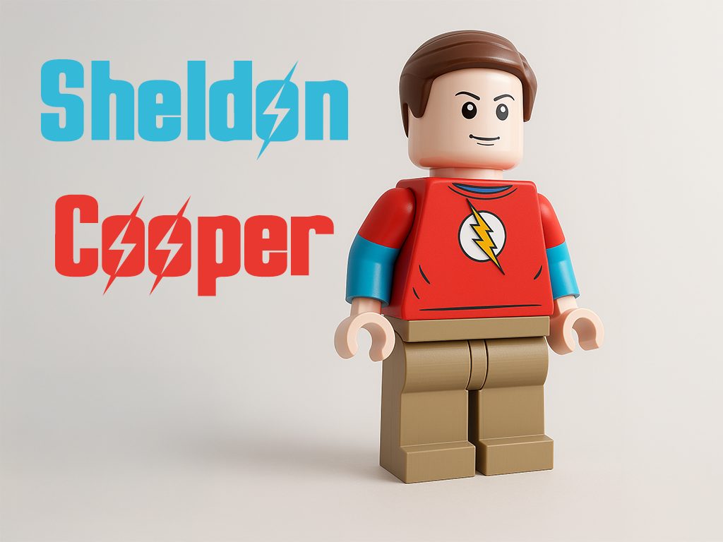 Sheldon Cooper Big bang Theory Brick XXL — vue 1